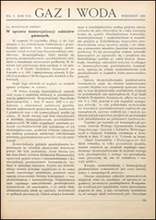 Gaz i Woda 1928 nr 9