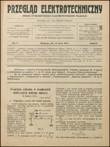 Przegląd Elektrotechniczny 1923 nr 6