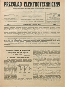 Przegląd Elektrotechniczny 1923 nr 7