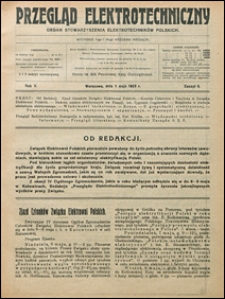 Przegląd Elektrotechniczny 1923 nr 9