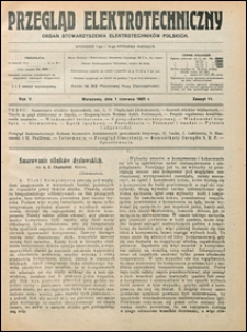 Przegląd Elektrotechniczny 1923 nr 11