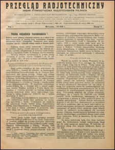 Przegląd Radjotechniczny 1923 nr 5