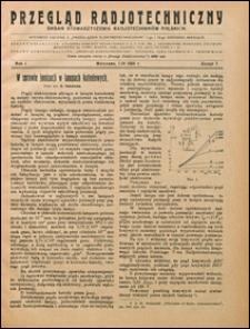 Przegląd Radjotechniczny 1923 nr 7