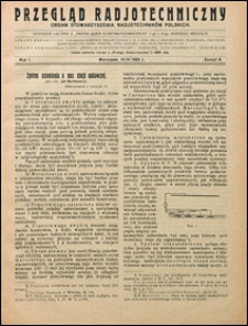 Przegląd Radjotechniczny 1923 nr 8