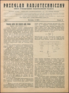 Przegląd Radjotechniczny 1923 nr 19