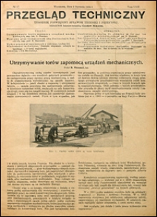 Przegląd Techniczny 1924 nr 1