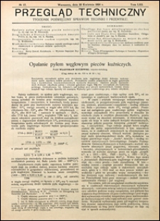Przegląd Techniczny 1924 nr 17