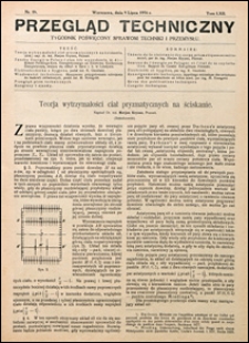 Przegląd Techniczny 1924 nr 28