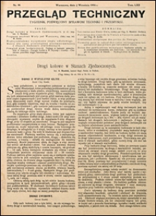 Przegląd Techniczny 1924 nr 36