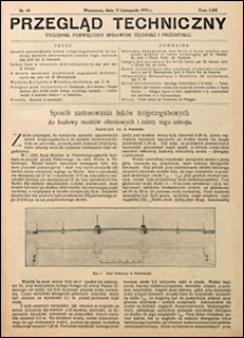 Przegląd Techniczny 1924 nr 46