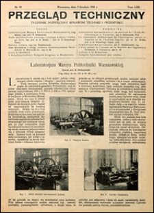 Przegląd Techniczny 1924 nr 50