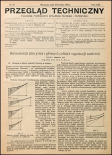 Przegląd Techniczny 1924 nr 52