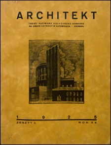 Architekt 1925 nr 4