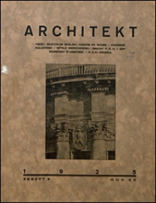 Architekt 1925 nr 8