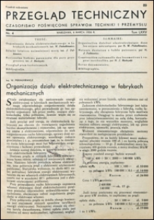 Przegląd Techniczny 1936 nr 4