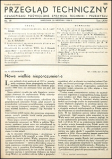 Przegląd Techniczny 1936 nr 19
