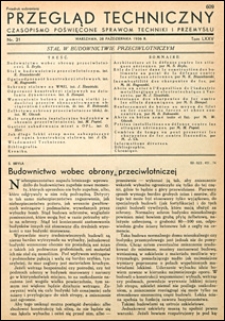Przegląd Techniczny 1936 nr 21