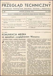 Przegląd Techniczny 1936 nr 25