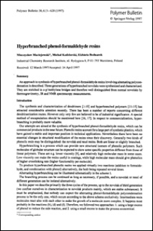 Hyperbranched phenol-formaldehyde resins