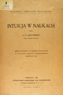 Intuicja w naukach