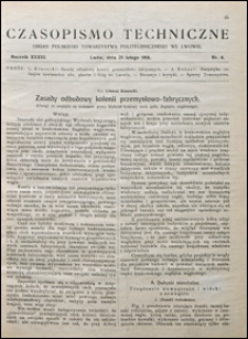 Czasopismo Techniczne 1918 nr 4