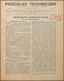 Przegląd Techniczny 1917 nr 1-2
