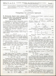 Czasopismo Techniczne 1932 nr 22
