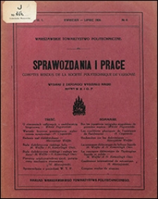 Sprawozdania i Prace 1924 z. 8