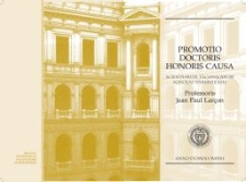 Promotio Doctoris Honoris Causa Scientarum Technicarum Scholae Varsaviensis Professoris Jean-Paul Larçon