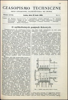 Czasopismo Techniczne 1910 nr 9