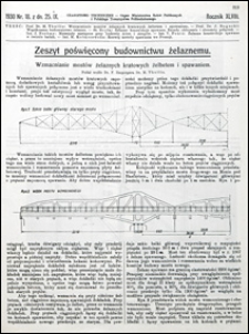 Czasopismo Techniczne 1930 nr 18