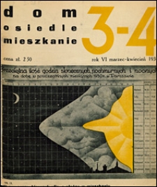 Dom, Osiedle, Mieszkanie 1934 marzec - kwiecień