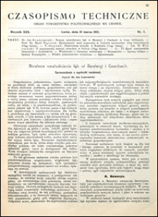 Czasopismo Techniczne 1912 nr 7