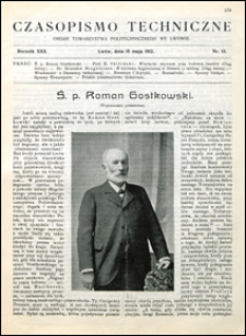 Czasopismo Techniczne 1912 nr 13