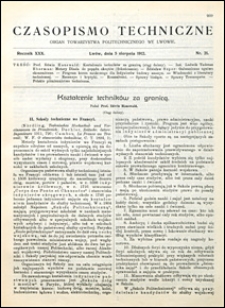 Czasopismo Techniczne 1912 nr 21