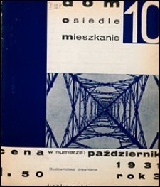 Dom, Osiedle, Mieszkanie 1931 nr 10