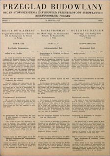 Przegląd Budowlany 1929 nr 7