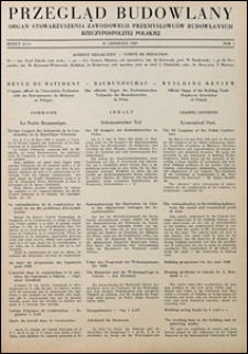 Przegląd Budowlany 1929 nr 10-11