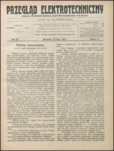 Przegląd Elektrotechniczny 1925 nr 14