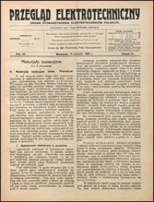 Przegląd Elektrotechniczny 1925 nr 16