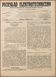 Przegląd Elektrotechniczny 1925 nr 17