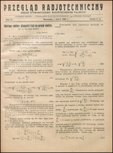 Przegląd Radjotechniczny 1925 nr 3-4