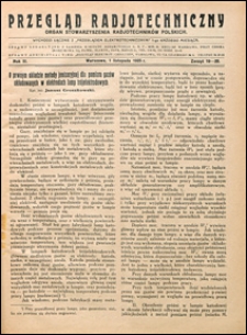 Przegląd Radjotechniczny 1925 nr 19-20