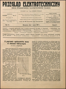 Przegląd Elektrotechniczny 1924 nr 5