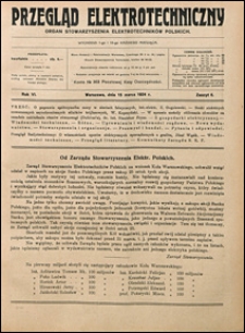 Przegląd Elektrotechniczny 1924 nr 6