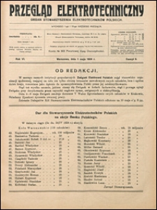Przegląd Elektrotechniczny 1924 nr 9