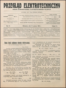 Przegląd Elektrotechniczny 1924 nr 12
