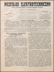 Przegląd Elektrotechniczny 1924 nr 22