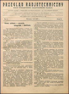 Przegląd Radjotechniczny 1924 nr 8
