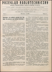 Przegląd Radjotechniczny 1924 nr 11